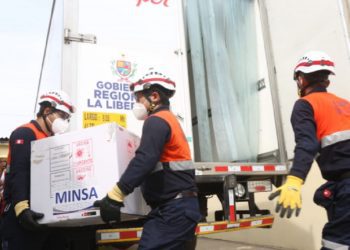 La Libertad: llegan 200 mil vacunas contra el COVID-19