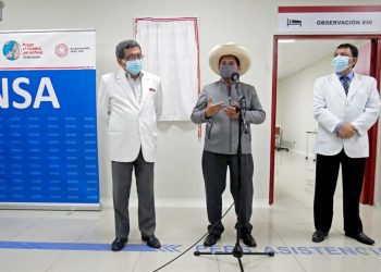 Presidente Castillo: trabajaremos por la salud de los peruanos cueste lo que cueste