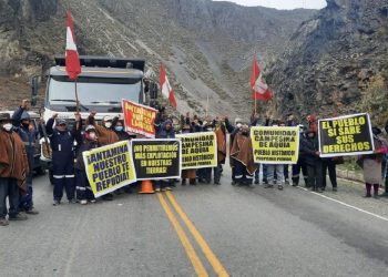 Áncash: comunidad campesina de Aquia suspende paro contra Antamina