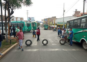 Paro de transportistas provocó que el 100% de colegios en Trujillo cierren sus puertas