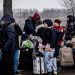 02-03-2022 (DVD-1096) Refugiados ucranios tras cruzar la frontera con Rumanía, en Siret. © Alex Onciu