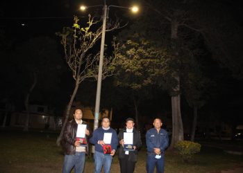 Trujillo: iluminan con tecnología led Parque Grande de la urbanización El Bosque