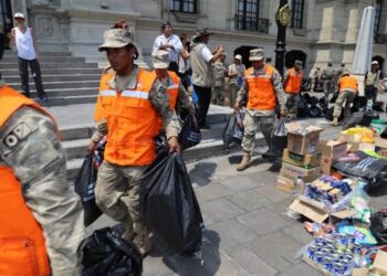 Envían donaciones a los afectados por lluvias en el norte del país
