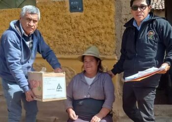 La Libertad: Más de 200 personas con discapacidad reciben canastas de alimentos en Julcán