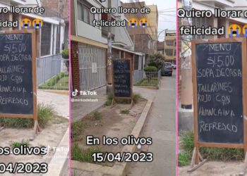 Joven encuentra menú de S/. 5 en Los Olivos y llora de felicidad