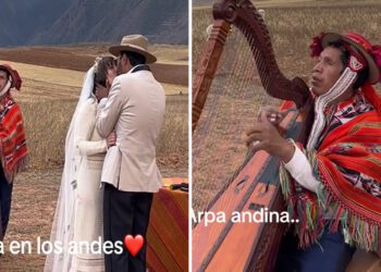 Novios se casaron en las alturas de Cusco y usuarios reaccionan: «Mil veces mejor que bodas de lujo»
