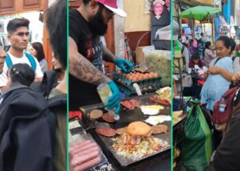 Venezolano la ‘rompe’ con emprendimiento de hamburguesas y es viral en redes
