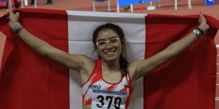 Cayetana Chirinos, récord peruano Sub 18 en 100 metros planos. Fuente: cortesía.