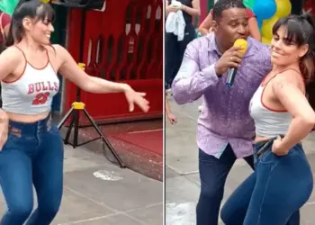 Venezolana sorprende bailando festejo y le rompió la cadera a ‘Guajaja’