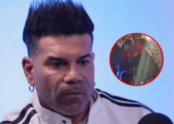 Tomate Barraza captado en besos con su cantante venezolana