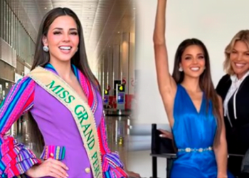 Jessica Newton pide apoyo para Luciana Fuster en el Miss Grand