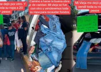 Hombre remata la ropa de su esposa que le fue infiel con su hermano mayor