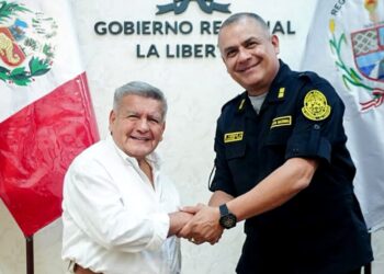 Gobernador brinda todo el respaldo a nuevo jefe policial de La Libertad