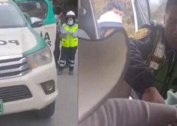 Cajamarca: policía ayuda a madre a dar a luz en carretera
