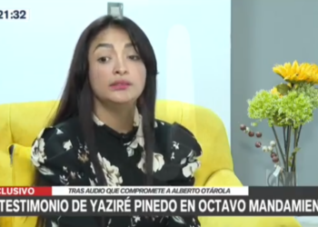 Yaziré Pinedo confirma que mantuvo una relación amorosa con Alberto Otárola