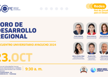 IPE y REDES realizarán el Foro de Desarrollo Regional: Encuentro universitario 2024