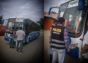 Piura: atacan bus de la empresa Súper Star en avenida Grau