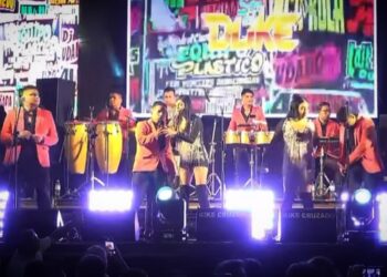 Orquesta Son del Duke envía saludo al cabecilla de ‘Los Pulpos’ durante concierto en El Porvenir (VÍDEO)