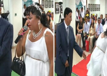 Novia deja plantado a su pareja en pleno matrimonio comunitario y huye: «No acepto»