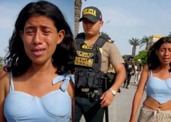 Cayó ‘La Flaca’, mujer que exigía cupos a humildes ambulantes en Ancón: se puso a llorar (FOTOS)