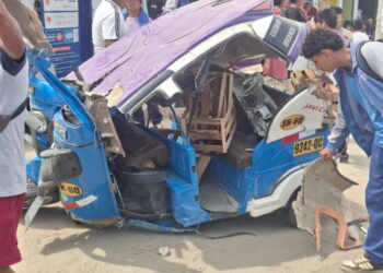 Imágenes sensibles: Trágico accidente de mototaxi deja una escolar fallecida y seis menores heridos en Manchay (VÍDEO)