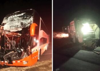 Varios heridos deja choque entre bus de Ittsa y camión compactador en Chiclayo