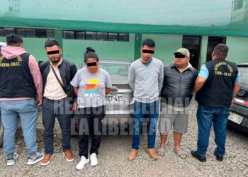 Trujillo: PNP captura a cuatro sujetos que estafaban con la modalidad de las ‘pepitas de oro’ en La Esperanza