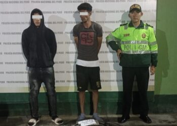 Trujillo: Capturan a ciudadanos venezolanos por el hurto de cables de alumbrado público en La Esperanza