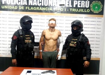 Trujillo: extranjero es detenido con arma de fuego tras persecución policial