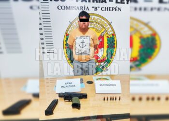 La Libertad: Captura a sujeto implicado en tentativa de homicidio y tenencia ilegal de arma en Chepén