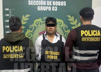 La Libertad: Policía detiene a alias ‘Chato’ tras investigación por presunta extorsión en Trujillo