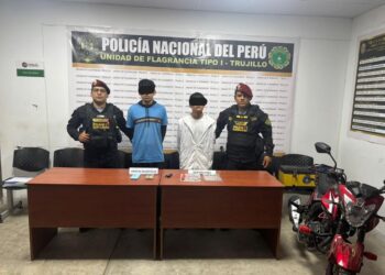 Trujillo: PNP interviene a dos menores de edad por extorsión en la urbanización Primavera