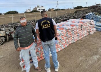 Trujillo: Capturan a sujeto presuntamente involucrado en delito contra la salud pública con 320 sacos de sal adulterada