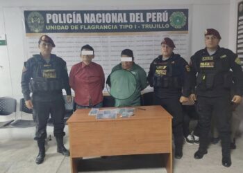 Trujillo: Capturan a alias ‘Capibara’ y ‘El Capi’ por hurto agravado con la modalidad de ‘falso terna’