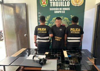 Trujillo: Capturan a alias ‘Samir’ con más de cien equipos celulares de dudosa procedencia