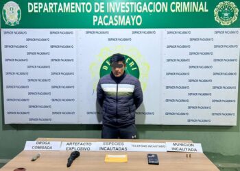 La Libertad: Capturan a alias ‘Pachi’ con explosivos y drogas durante operativo policial en Pacasmayo