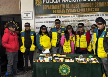 La Libertad: Desmantelan banda criminal que usaba huellas falsas para activar líneas móviles en Huamachuco