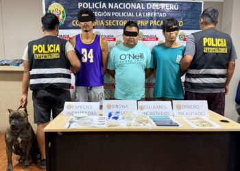La Libertad: Caen ‘Los Pacharacos’ y policía incauta 800 gramos de PBC en operativo antidrogas en Pacasmayo