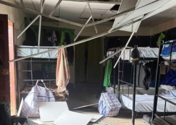 La Libertad: Comisaría de Tayabamba sufre colapso parcial tras intensas lluvias en Pataz