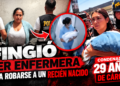 Mujer que robó recién nacido de EsSalud fue condenada a 29 años