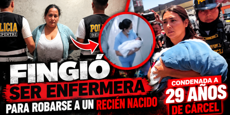 Mujer que robó recién nacido de EsSalud fue condenada a 29 años